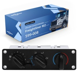 Climate Control Module 599-008 HVAC A/C Control Panel Compatible with Freightliner M2 100 106 112 108SD 114SD B2 S2G 2002-2021, Thomas Saf-T-Liner 2004-2015 Replace # A22-57054-001