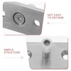 LALAFINA Stainless Steel Barn Door Stopper Easy Install No Tools