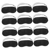 TOVINANNA 50pcs Disposable Blackout Eye Mask for Sleeping Adjustable Silk
