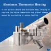 RARAYC Aluminum Thermostat Housing Kit Ford Coolant Compatible With Explorer