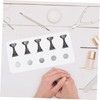 TOVINANNA 2Sets Acrylic Nail Art Tips Holder Magnetic Practice Stands