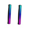 Totority 2pcs Rhythm Lamp RGB Sound Activated Atmosphere Light Ornament