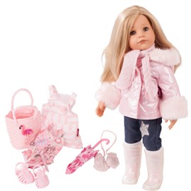 Gotz Hannah All Year Round - 19.5" Posable Doll with Extra Outfits & Accessories for Every Season - Long Blonde Hair to Wash & Style with Stone Grey Eyes