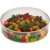 Pioneer Plastics 175C Clear Round Plastic Container, 6" W x