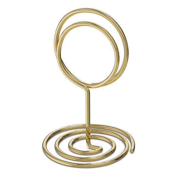 10 Pack Table Number Holders for Wedding - Gold Place