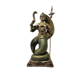 Generic Oshumare 13"" Resin Statue – Majestic Orisha of Rainbows and Transformation – Exquisite Home Decor & Gifts