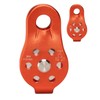 Fixed Single Pulley Cave Exploration Crossing Rescue Lifting Aluminium Alloy