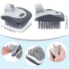 Aodaer 2 Pieces Vegetable Brush Potato Scrubber Brush Silicone Hard