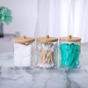 MKLZ 3 Pcs Qtip Holder and Cotton Round Pad Dispenser