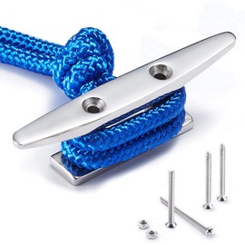 ZOMCHAIN Boat Cleat Open Base Boat Cleat, Dock Cleat All 316 Stainless Steel Boat Mooring Accessories, Include Installation Accessories Screws (8 inch/20cm-1PCS)