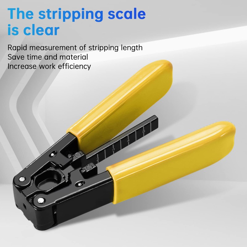 Duogalia 2PC Fiber Optic Drop Cable Stripper for 3.0 mm