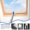Window Handle Extension with Stick Hooks for Roof Windows, Window