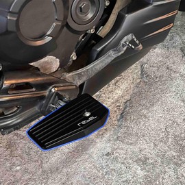 WOOGA Motorcycle Footpeg Aluminum Front Rider Floorboards Foot Pegs Footboard Accessory Kit fit for Ho&n&da Rebel CMX 500 Rebel 300 CMX500 CMX300 2017-2024 (Black)