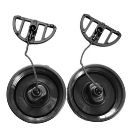 Pack of 2 Oil Fuel Cap for Chainsaw, Tank Cap Chainsaw, Fuel Cap & Oil Tank Cap, Fuel Cap with O-Ring for MS170 MS180 Replacement No. 1130 350 0500 Chainsaw Spare Parts