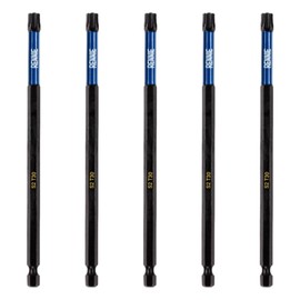 5 x Rennie Tools 150mm Long T30 TX30 Impact Screwdriver Driver Bits Set. Heavy Duty Magnetic Torx Screwdriver Bit Set. Black Oxide Coated Torx Impact Driver Bits. Torx Bit Set.