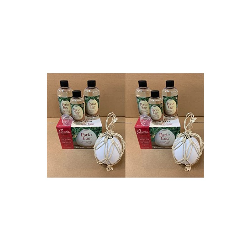 Skeeter Screen Patio Egg Mosquito Deterrent Diffuser Kit with 2
