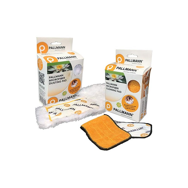 Pallmann New Microfiber Cleaning and Microfiber Dusting Replacement Pads. (Value