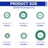 Air Conditioning Compressor Port Seal Washer Kit A/C Gasket Assortment