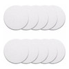 Wideskall® White Round Door Knob Wall Shield Self Adhesive Protector