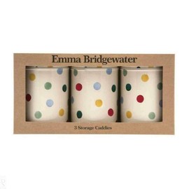 Emma Bridgewater Polka Dot Round Caddies, Set of 3