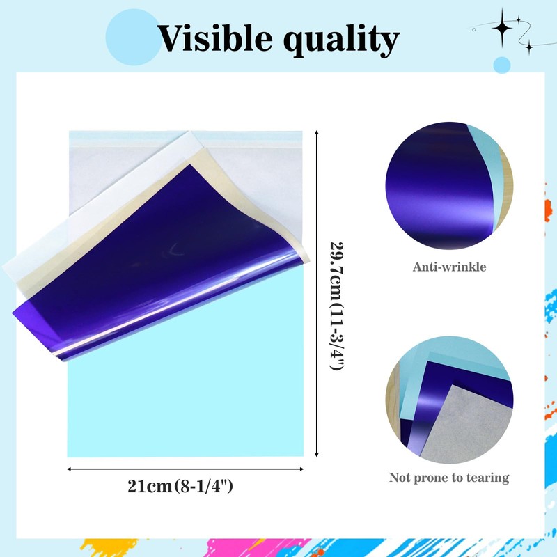 100 Pcs Tattoo Transfer Paper, Professional Level A4 Thermal Stencil
