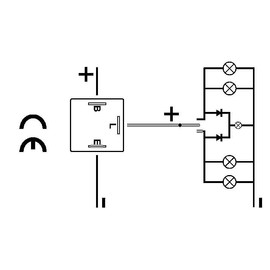 1 Indicator Relay Load Independent 6 V LED Flasher Relay for Oldtimer 0.05-20 A 3-Pin Flasher Sensor Old-Harvest