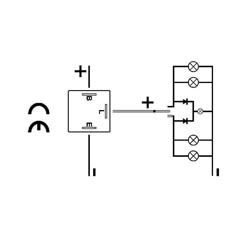 1 Indicator Relay Load Independent 6 V LED Flasher Relay