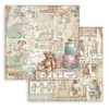 Stamperia Scrapbooking Small Pad 10 Fogli cm 20,3 X 20,3