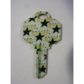 DALLAS STARS SCHLAGE SC1 HOUSE KEY BLANK