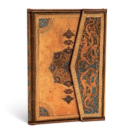 Paperblanks notebook with ribbon bookmark & inner pocket | Safavid | Mini (140 x 100 mm) | 144 pages | Lined