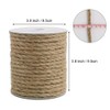 Vivifying 66 Feet 6mm Jute Rope, Natural Heavy Duty Twine