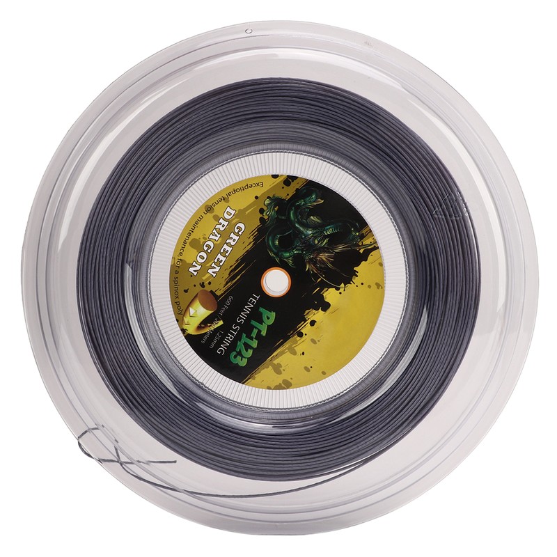 1.25mm Tennis Racket String Double Ribbed Pattern Beat Resistant Polyester