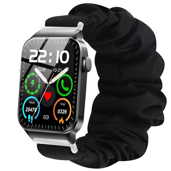 Blueshaweu for T50S Watch Fabric Elastic Scrunchie Elastic Watch Band