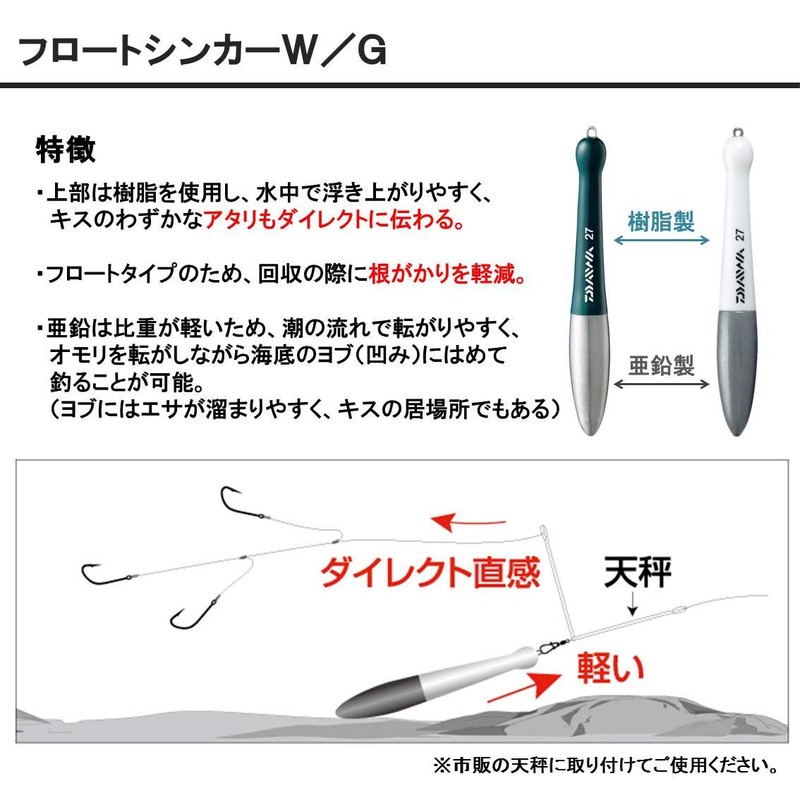 ダイワ(DAIWA) フロートシンカーW 20号 931533