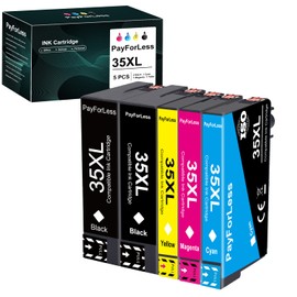 PayForLess Epson 35XL, Epson Workforce Pro WF-4720DWF, Epson Workforce Pro WF-4725DWF, Printer Cartridges Epson WF 4720 Printer Cartridges Epson WF 4725 Printer Cartridges Epson WF 4730 Printer