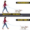 Fida Hands Free Dog Leash for Small Dogs, Adjustable Crossbody/Waist