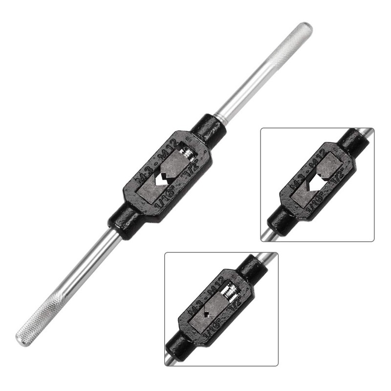 sourcing map Tap Wrench Handle, for Metric M3-M12 1/16"-1/2" (UNC/UNF)