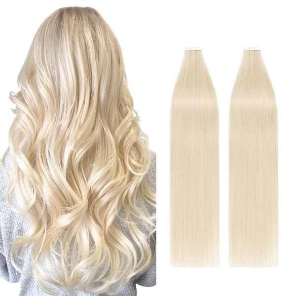 Silk-co Silk-co 20" Tape in Real Remy Human Hair Extensions