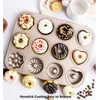Molde de donut para hornear magdalenas, postres y mini bandeja