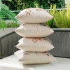 MIULEE Set of 4 Waterproof Cushion Covers, Outdoor Cushion Cover,