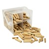 WEN JN400D 400-Piece Fluted Dowel Pin Variety Bucket with 1/4,