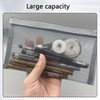 selcouth yyds 2 Pcs Pencil Case Large Capacity,Clear Pencil for