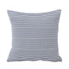 HOPLEE Farmhouse Pillow Covers 20x20 Navy Blue Pillow Cover with