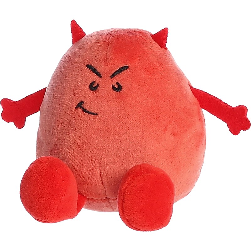 Aurora® Punny Eggspressions™ Deviled Egg Stuffed Animal - Humorous Wordplay