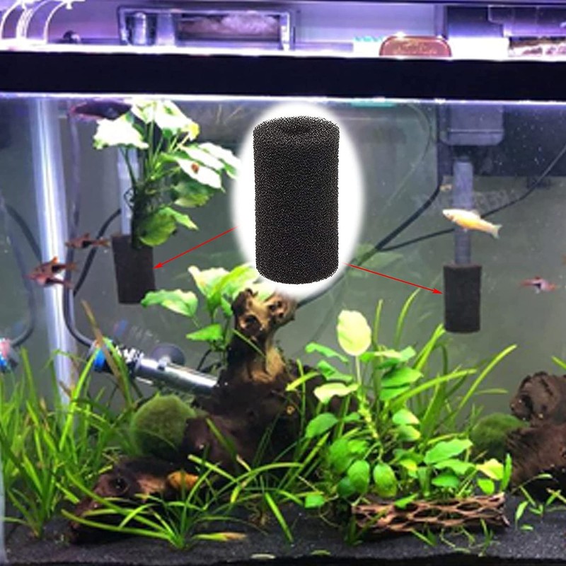 Wave Point Pre-Filter Sponge, 6 Pack Aquarium Pre Filter Foam