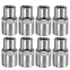 HARFINGTON 8pcs E-Torx Socket 1/2" Drive E12 External Torx Deep