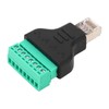3Pcs RJ45 Screw Terminal Adapter RJ45 Female Thread to 8