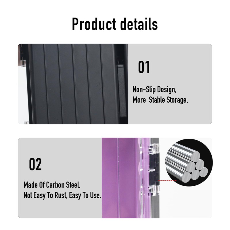 MRY Portable Safe Box Translucency Combination Security Case LockBox with