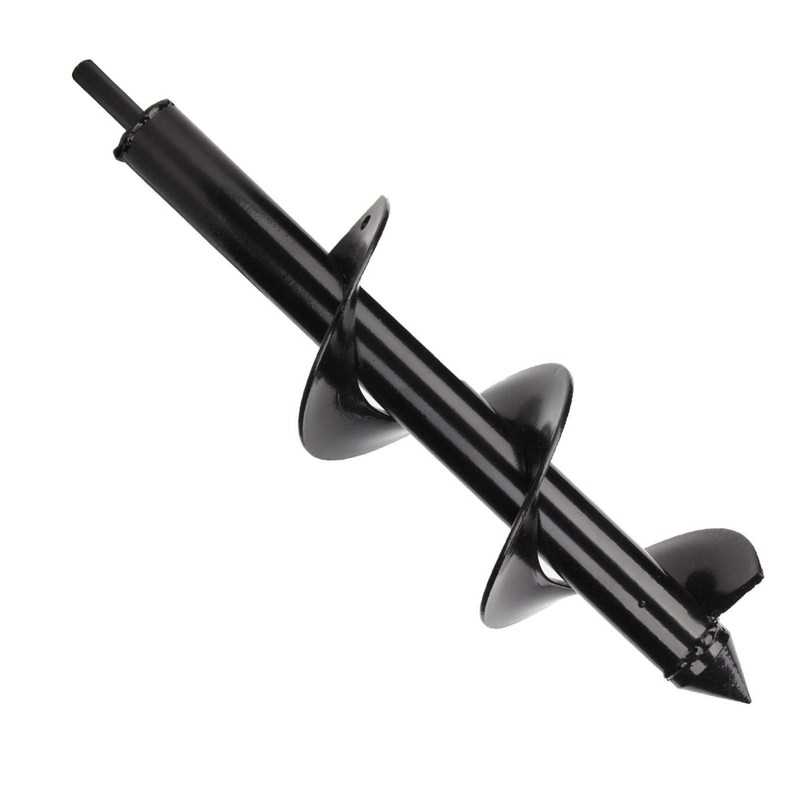 Auger Drill Bit,8x30cm Garden Planter Auger Spiral Drill Bit Yard