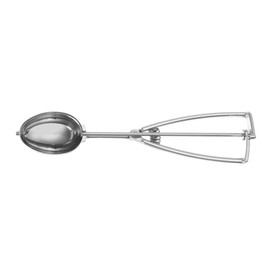 HENDI Ice Cream Scoop, Oval, Suitable for Dishwasher, Ice Cream Spoon, 1/30, 62 x 43 mm, Stainless Steel
